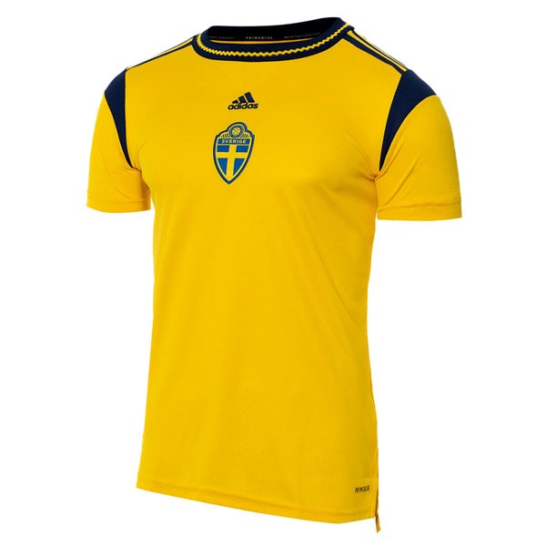 Camiseta Suecia Primera Equipación Euro Mujer 2022